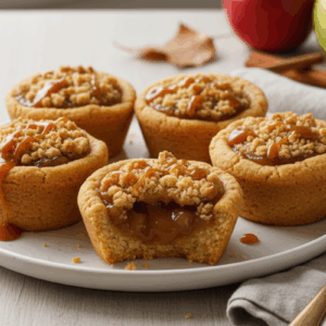 Caramel Sugar Cookie Apple Pie Cups Recipe